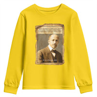 Vintage Newspaper W E B Du Bois Youth Sweatshirt Civil Rights Pioneer