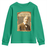 Vintage Newspaper W E B Du Bois Youth Sweatshirt Civil Rights Pioneer