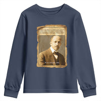 Vintage Newspaper W E B Du Bois Youth Sweatshirt Civil Rights Pioneer