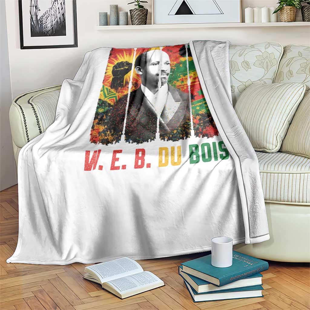 W E B Du Bois Throw Blanket Civil Rights Leader Gift