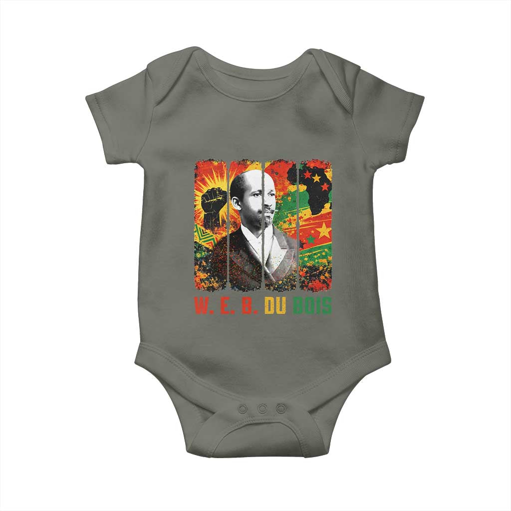 W E B Du Bois Baby Onesie Civil Rights Leader Gift