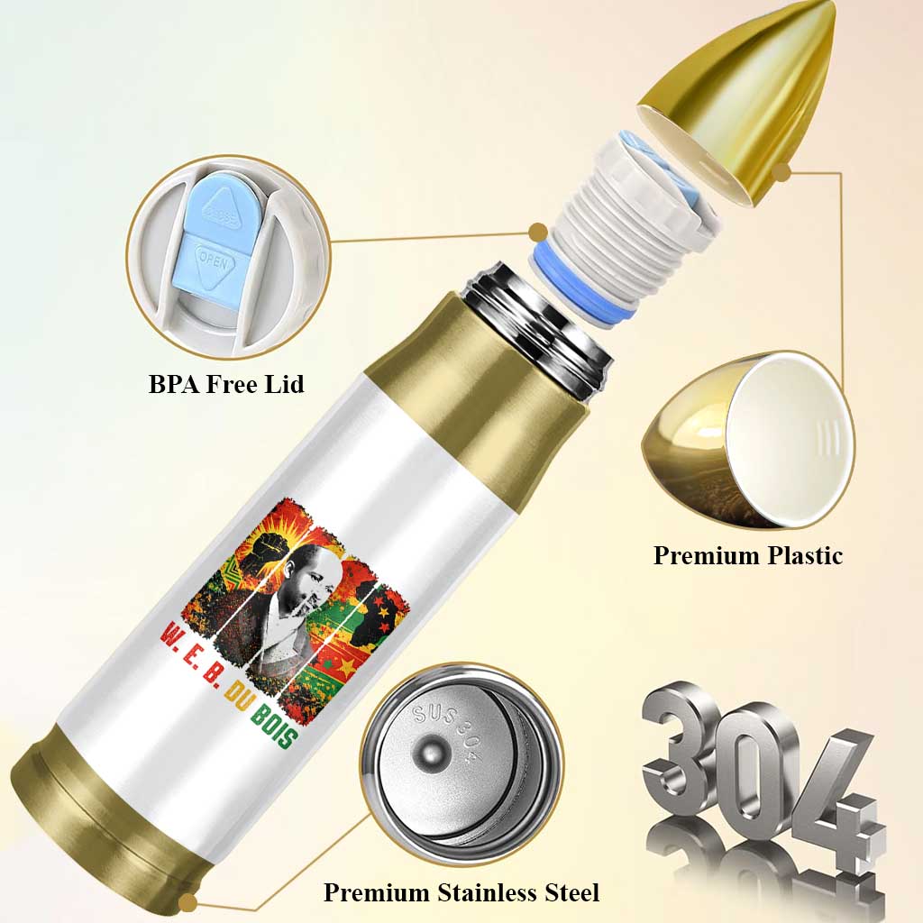 W E B Du Bois Bullet Tumbler Civil Rights Leader Gift