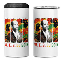 W E B Du Bois 4 in 1 Can Cooler Tumbler Civil Rights Leader Gift