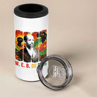 W E B Du Bois 4 in 1 Can Cooler Tumbler Civil Rights Leader Gift