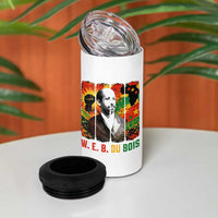 W E B Du Bois 4 in 1 Can Cooler Tumbler Civil Rights Leader Gift