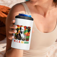 W E B Du Bois 4 in 1 Can Cooler Tumbler Civil Rights Leader Gift
