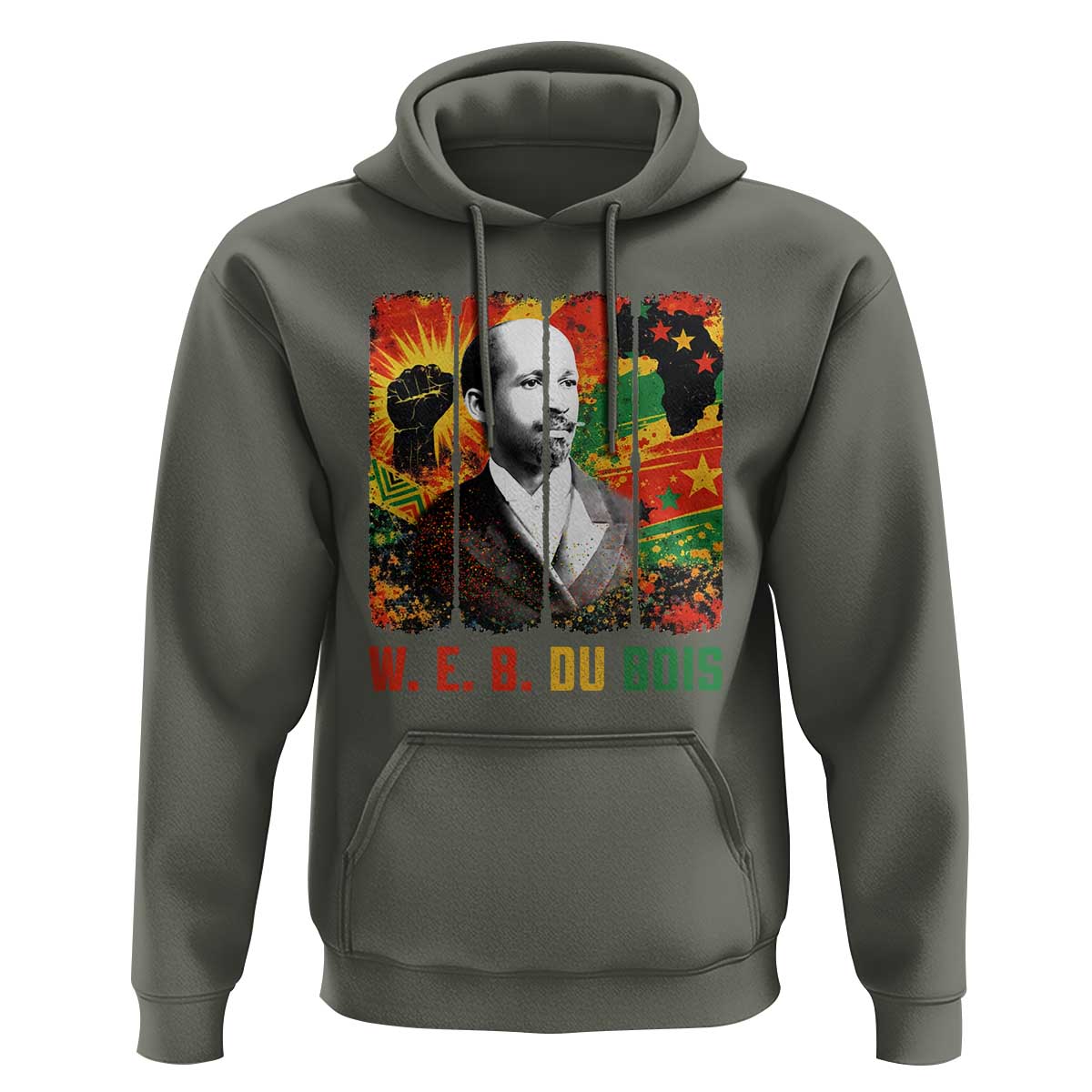 W E B Du Bois Hoodie Civil Rights Leader Gift