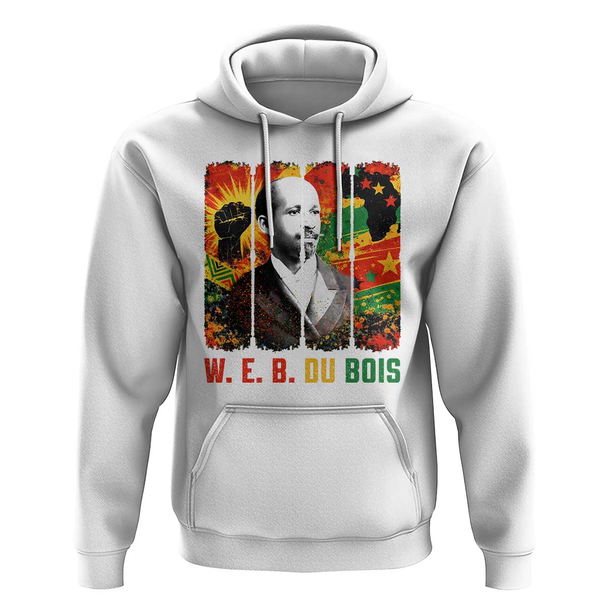 W E B Du Bois Hoodie Civil Rights Leader Gift