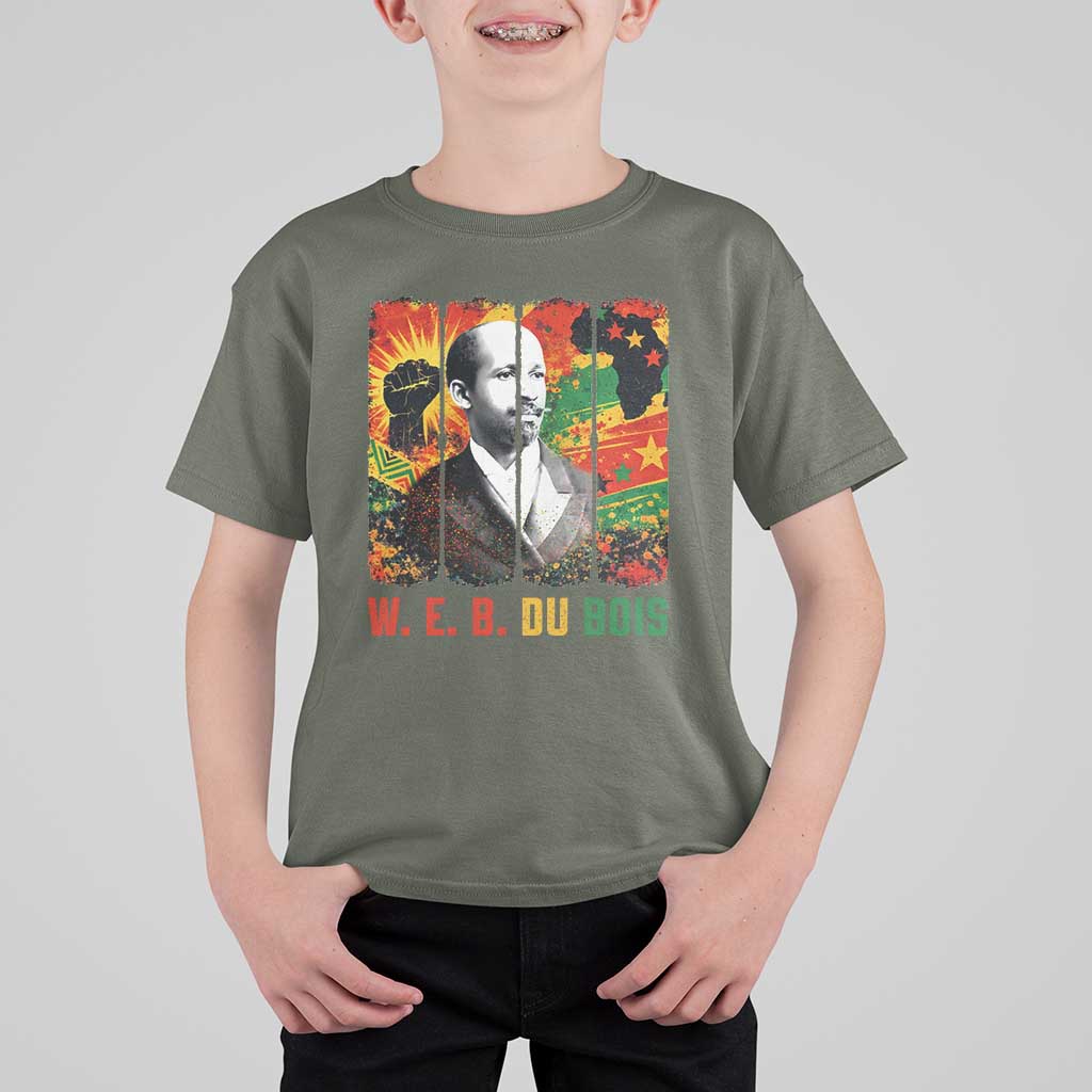 W E B Du Bois T Shirt For Kid Civil Rights Leader Gift