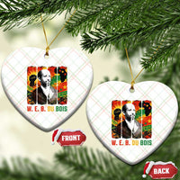 W E B Du Bois Ceramic Ornament Civil Rights Leader Gift