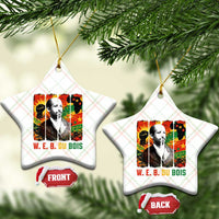 W E B Du Bois Ceramic Ornament Civil Rights Leader Gift