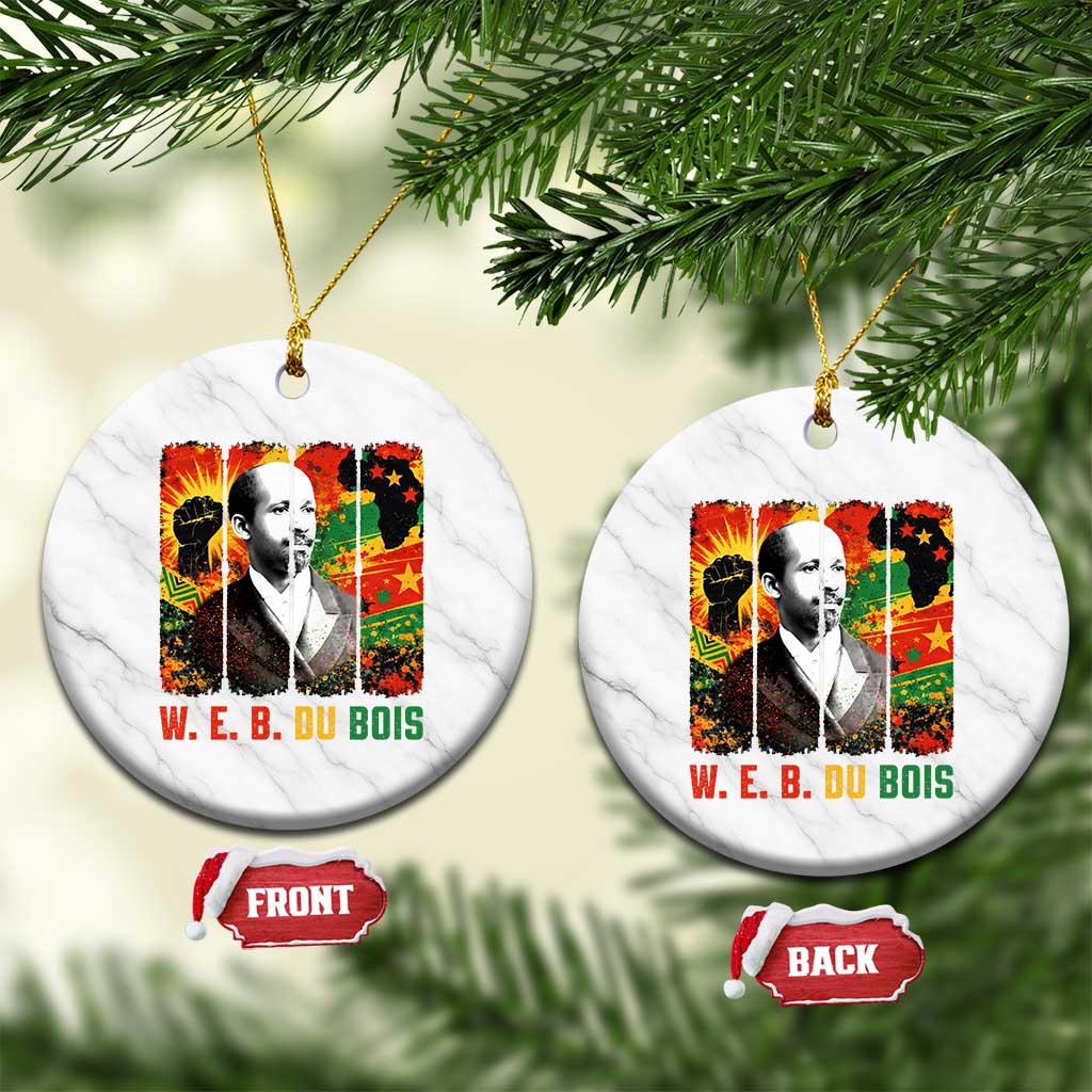 W E B Du Bois Ceramic Ornament Civil Rights Leader Gift