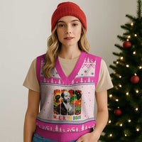 W E B Du Bois V-Neck Knit Sweater Vest Civil Rights Leader Gift