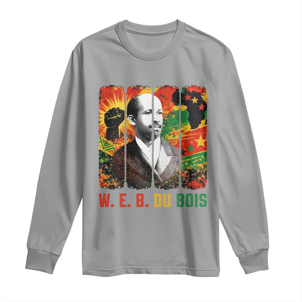 W E B Du Bois Long Sleeve Shirt Civil Rights Leader Gift
