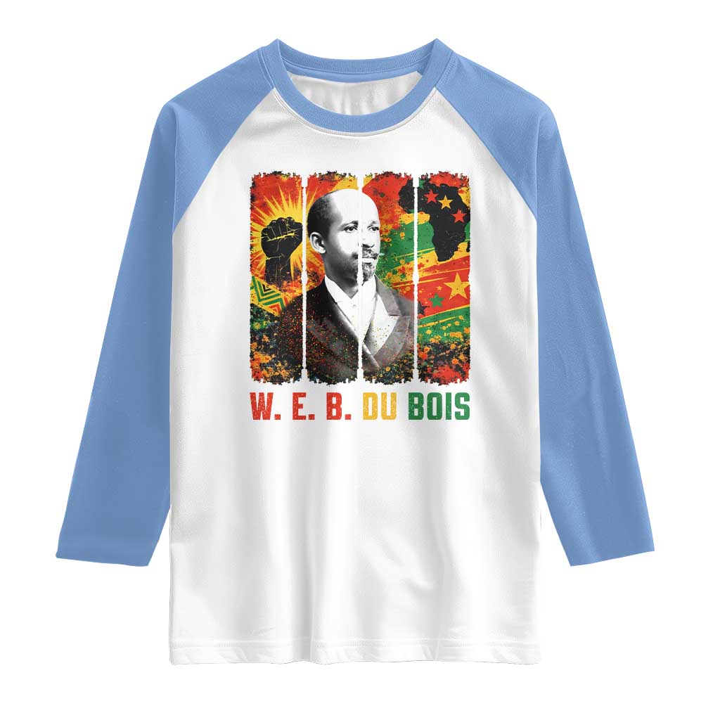 W E B Du Bois Raglan Shirt Civil Rights Leader Gift