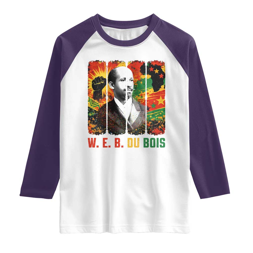 W E B Du Bois Raglan Shirt Civil Rights Leader Gift