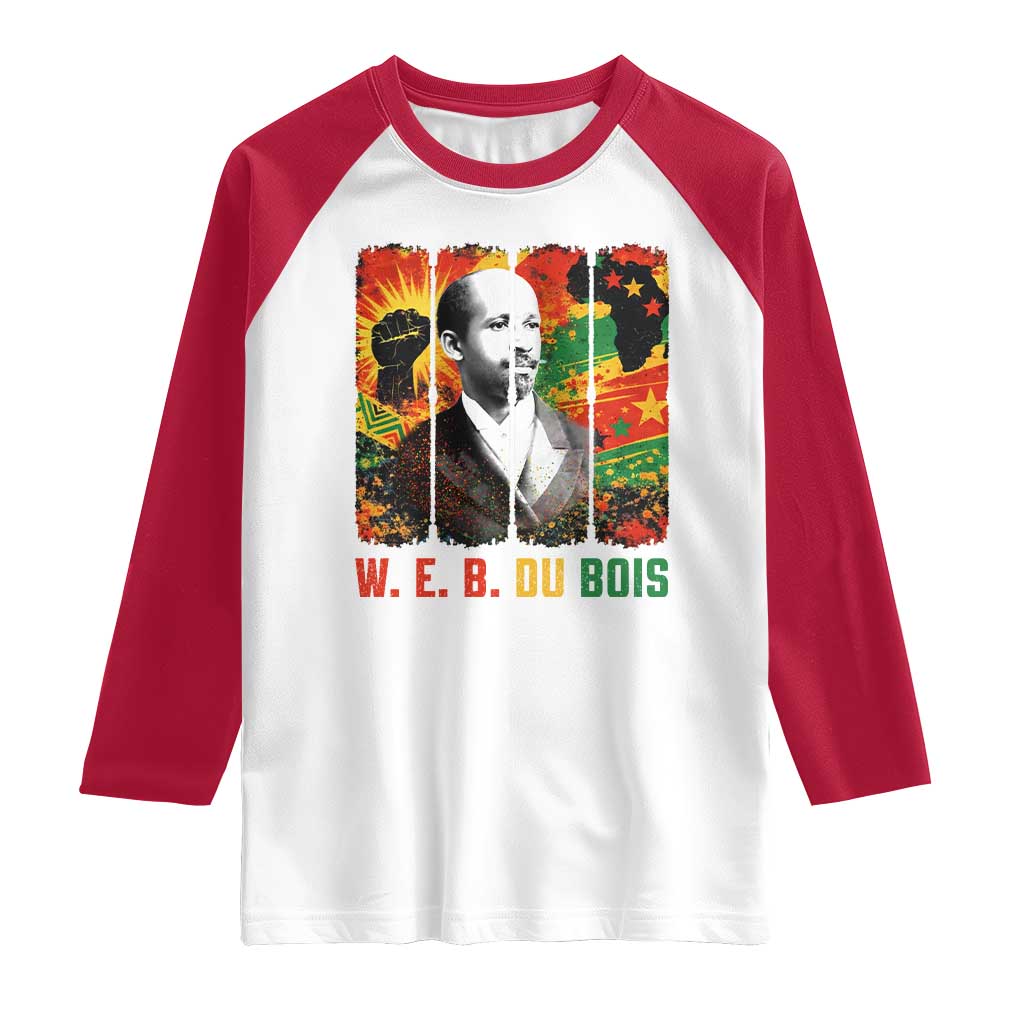 W E B Du Bois Raglan Shirt Civil Rights Leader Gift