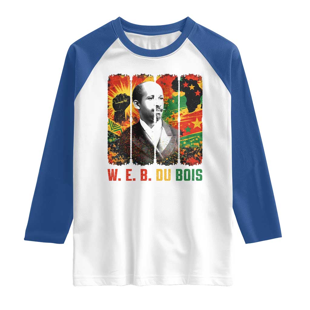 W E B Du Bois Raglan Shirt Civil Rights Leader Gift