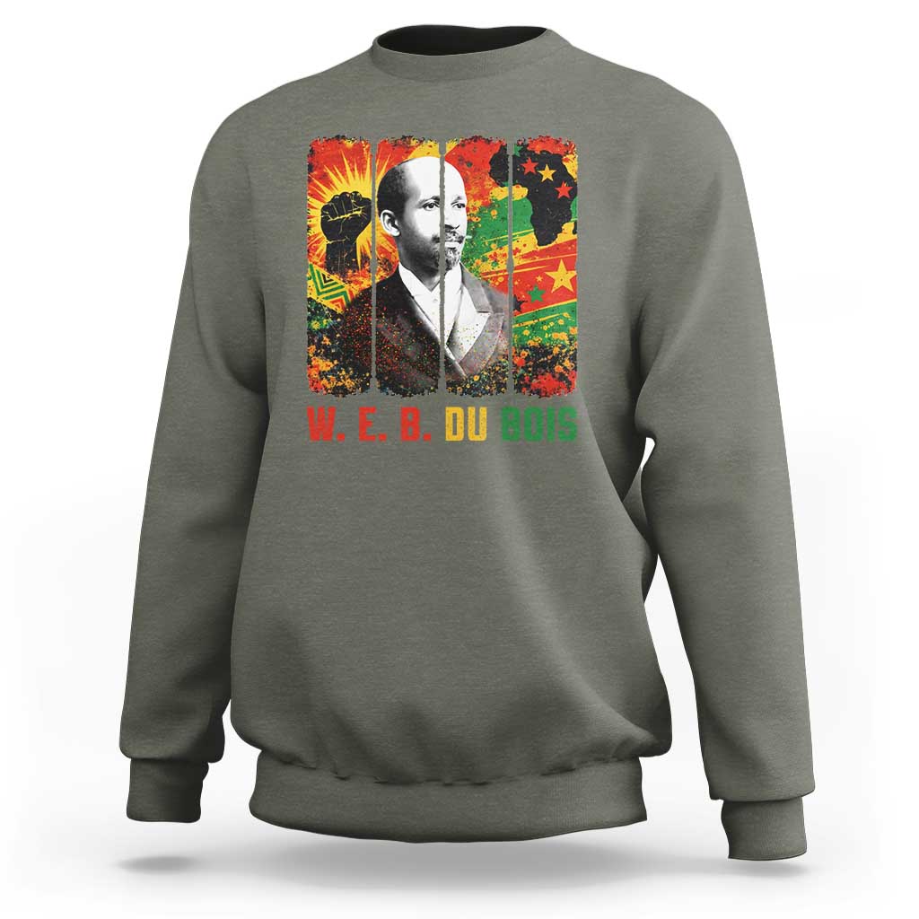 W E B Du Bois Sweatshirt Civil Rights Leader Gift