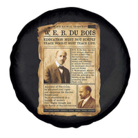 Vintage Newspaper W E B Du Bois Spare Tire Cover African American Scholar