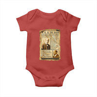 Vintage Newspaper W E B Du Bois Baby Onesie African American Scholar