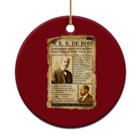 Vintage Newspaper W E B Du Bois Ceramic Ornament African American Scholar
