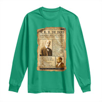 Vintage Newspaper W E B Du Bois Long Sleeve Shirt African American Scholar