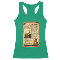Vintage Newspaper W E B Du Bois Racerback Tank Top African American Scholar