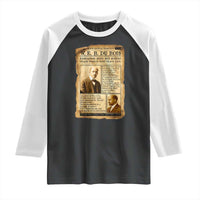 Vintage Newspaper W E B Du Bois Raglan Shirt African American Scholar