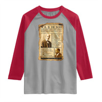 Vintage Newspaper W E B Du Bois Raglan Shirt African American Scholar