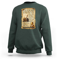 Vintage Newspaper W E B Du Bois Sweatshirt African American Scholar