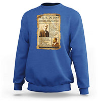 Vintage Newspaper W E B Du Bois Sweatshirt African American Scholar