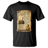 Vintage Newspaper W E B Du Bois T Shirt African American Scholar