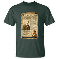 Vintage Newspaper W E B Du Bois T Shirt African American Scholar