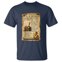 Vintage Newspaper W E B Du Bois T Shirt African American Scholar