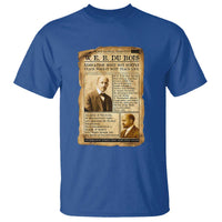 Vintage Newspaper W E B Du Bois T Shirt African American Scholar