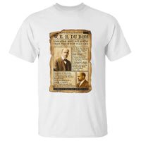 Vintage Newspaper W E B Du Bois T Shirt African American Scholar