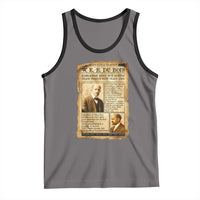 Vintage Newspaper W E B Du Bois Tank Top African American Scholar