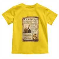 Vintage Newspaper W E B Du Bois Toddler T Shirt African American Scholar