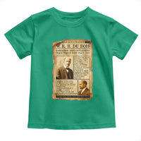 Vintage Newspaper W E B Du Bois Toddler T Shirt African American Scholar