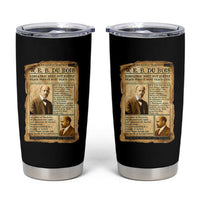 Vintage Newspaper W E B Du Bois Tumbler Cup African American Scholar