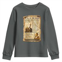 Vintage Newspaper W E B Du Bois Youth Sweatshirt African American Scholar