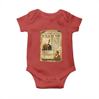 Vintage Newspaper W E B Du Bois Baby Onesie Civil Rights History