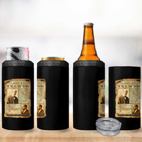 Vintage Newspaper W E B Du Bois 4 in 1 Can Cooler Tumbler Civil Rights History