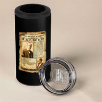 Vintage Newspaper W E B Du Bois 4 in 1 Can Cooler Tumbler Civil Rights History