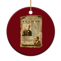 Vintage Newspaper W E B Du Bois Ceramic Ornament Civil Rights History