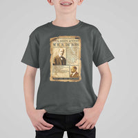 Vintage Newspaper W E B Du Bois T Shirt For Kid Civil Rights History