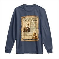 Vintage Newspaper W E B Du Bois Long Sleeve Shirt Civil Rights History