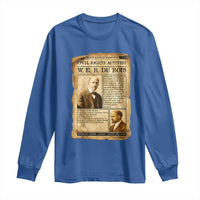 Vintage Newspaper W E B Du Bois Long Sleeve Shirt Civil Rights History
