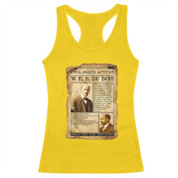 Vintage Newspaper W E B Du Bois Racerback Tank Top Civil Rights History